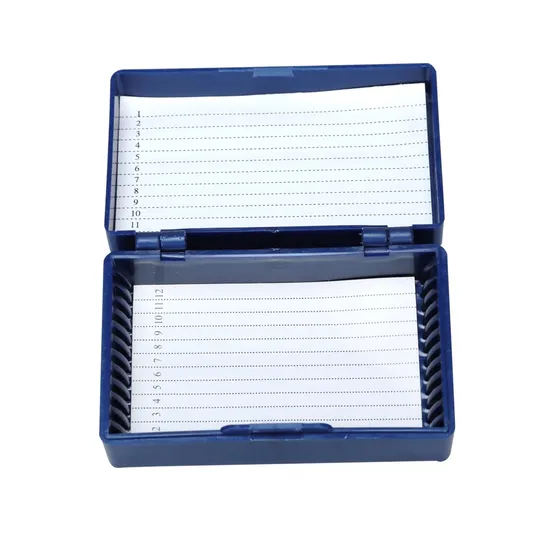 China Proba de fabricare a Containerului cu microscop Cutie de depozitare a diapozitivelor utilizate pentru instituțiile de &icirc;nvățăm&acirc;nt